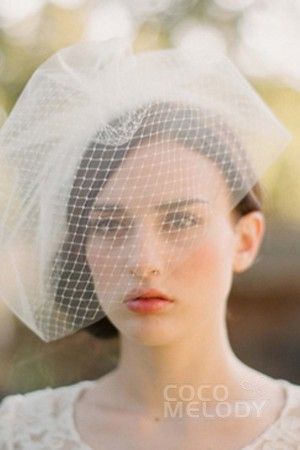 Bridal Birdcage Veils, Wedding Veils Short, Veil Styles, Short Veil, Blusher Veil, Bridal Hat, Birdcages, Birdcage Veil, Bridal Hair Pieces