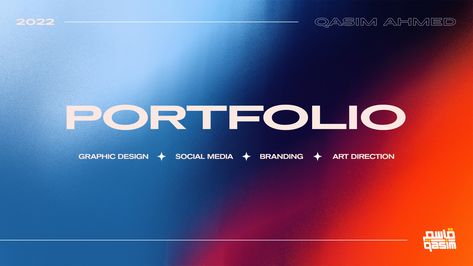 Graphic Design Portfolio/CV - 2022 on Behance Web Cover Design, Gradient Portfolio, Presentation Cover Design, Minimal Portfolio Design, Cv Graphic Design, Social Media Portfolio, Portfolio Cover Design, Armin Hofmann, Graphic Design Portfolio Cover