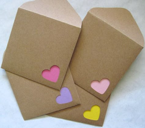 Galentine's Party, Romantic Diy, Diy Envelope, Envelope Punch Board, Envelope Art, E Card, Valentines Gift, Kraft Envelopes, Diy Cards