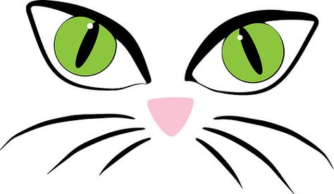 Cat Face features (SVG file) Free Cat Face Svg Files For Cricut, Cat Face Svg Free, Cat Faces Cute, Cat Face Drawing Cartoon, How To Paint Cat Eyes, Cat Face Template Free Printable, Cat Faces Drawings, Cat Face Template, Cute Cat Face Drawing