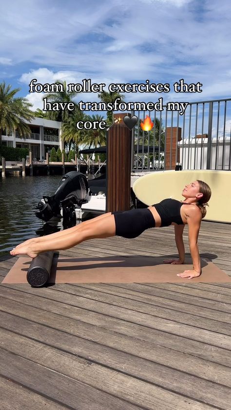 Jordan Artman | You have to try this core focused foam roller workout for your next at home Pilates style low impact movement💜do each exercise for 45 sec… | Instagram Foam Roller Workout, Pilates Style, At Home Pilates, Next At Home, Roller Exercises, Home Pilates, Roller Workout, Movement Fitness, Workout Challenges