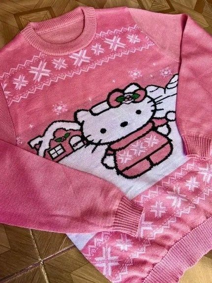 Kuromi Clothes, Kitty Clothes, Hello Kitty Clothes, Kitty Christmas, Pink Things, Kitty Stuff, Hello Kitty Accessories, 2000s Outfits, Hello Kitty Christmas