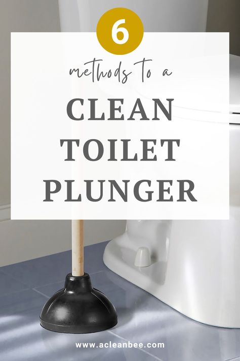 Discover the best ways to maintain a clean and hygienic toilet plunger with our step-by-step guide on how to clean a toilet plunger. Keep your plunger in top condition and ensure it's ready for the next use. Head over to the blog post to learn more! Diy Toilet Plunger Holder, How To Hide Plunger In Bathroom, Sustainable Bathroom, Hidden Toilet, Clean Toilet, Toilet Plunger, Bath Cleaning, Chemical Free Cleaning, Toilet Bowl Brush