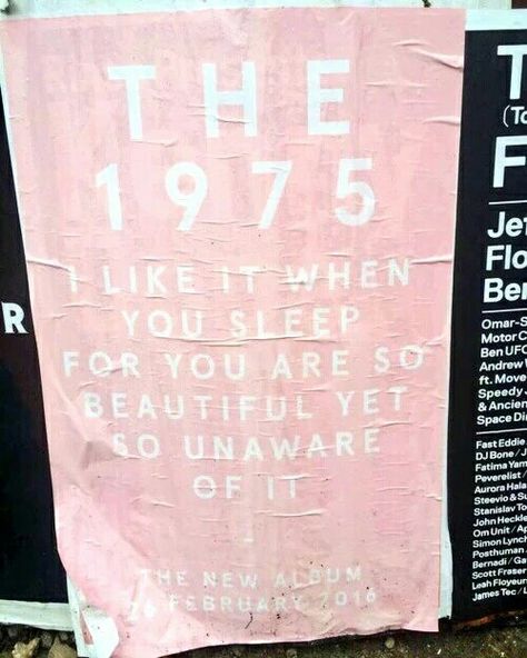 1975 Lyrics Aesthetic, 1975 Lyrics, The 1975 Poster, This Must Be My Dream, Sleep Aesthetic, Lost My Head, You Are So Beautiful, Matty Healy, Lyrics Aesthetic