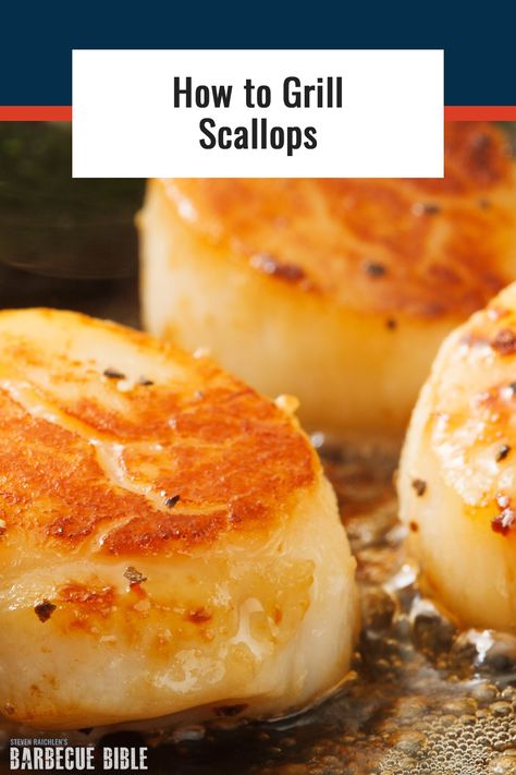 Grill Scallops, Bbq Scallops, Grilled Scallops Recipe, Seared Sea Scallops, Frozen Scallops, Fresh Scallops, Seafood Pizza, How To Cook Scallops, Grilled Scallops