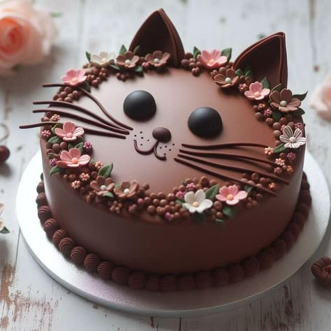 Djecije Torte, Tort Special, Rodjendanske Torte, Birthday Cake For Cat, Simple Cake Designs, Cake Decorating Frosting, Animal Cakes, Creative Birthday Cakes, Cake Decorating Designs