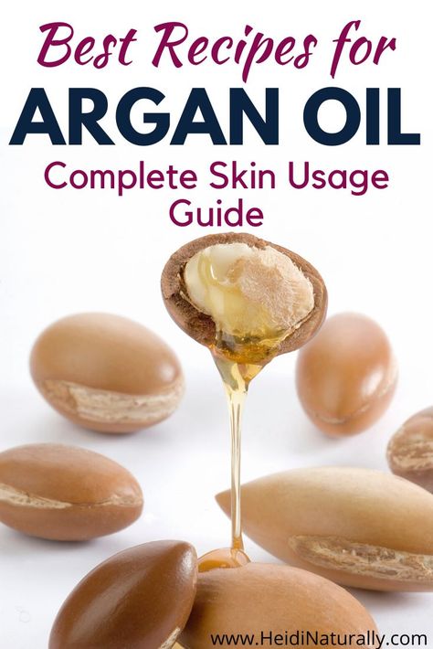 Find out the best ways to use argan oil for skin and hair. Get all the recipes you need for argan oil and essential oils. #arganoil #recipes #skin #hair Argan Oil Face Serum Diy, Argan Oil Benefits For Skin, Argan Oil Face, Argan Oil Benefits, Argon Oil, Natural Face Skin Care, Frankincense Oil, Essential Oils For Hair, Essential Oils For Skin