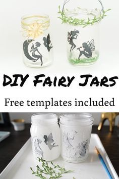 Cricut Fairy Projects, Mason Jar Fairy Lights Diy, Ag Activities, Fairy Craft Ideas, Lights In A Jar, Themed Bathroom Ideas, Jar Fairy Lights, Fairy Glow Jars, Fairy Jars Diy