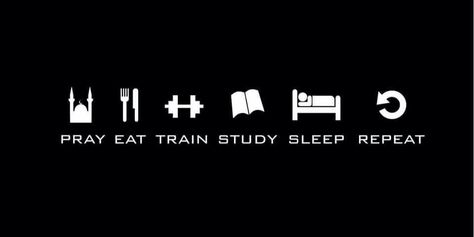 "Pray Eat Train Study Sleep Repeat" Gym Desktop Wallpaper, Eat Train Study Sleep Repeat, Eat Study Workout Sleep Repeat, Motivational Quotes Wallpaper Desktop, Gym Aesthetic Quotes, Islamic Wallpaper Desktop, Eat Train Sleep Repeat, Desktop Wallpaper Motivational, Repeat Quotes