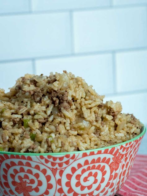 Popeyes Rice Recipe, Popeyes Beans And Rice Recipe, Popeyes Red Beans And Rice Recipe Copycat, Popeyes Cajun Rice Recipes, Chicken And Dirty Rice Recipe, Copycat Popeyes Cajun Rice, Copycat Popeyes Red Beans And Rice, Popeyes Dirty Rice Recipe, Cajun Rice Recipe