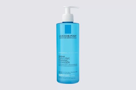 Laroche Posay Face Wash, Laroche Posay Skincare Oily Skin, Laroche Posay Cleanser, Laroche Posay Skincare, Purifying Foaming Cleanser, Laroche Posay, Dermatologist Skin Care, Cleanser For Combination Skin, Washing Your Face