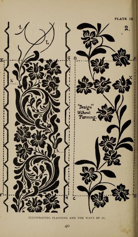 A text book dealing with ornamental design for woven fabrics : Stephenson, Charles : Free Download, Borrow, and Streaming : Internet Archive Fleurs Art Nouveau, Art Nouveau Tattoo, Motifs Art Nouveau, Nouveau Tattoo, Ornamental Design, ��동화 삽화, Ornament Drawing, Art Nouveau Illustration, Clark Art