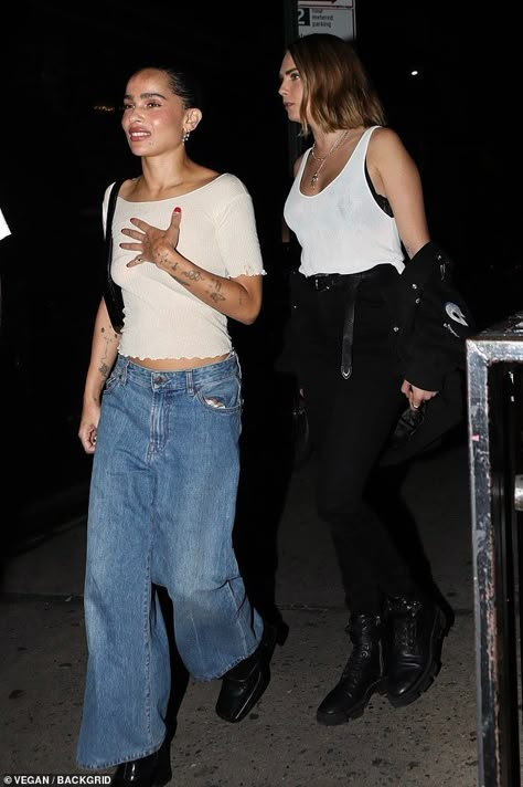 Birthday In New York, Zoe Kravitz Style, Zoe Isabella Kravitz, Pom Klementieff, 37th Birthday, Look Boho Chic, Zoe Kravitz, Emma Roberts, Cara Delevingne