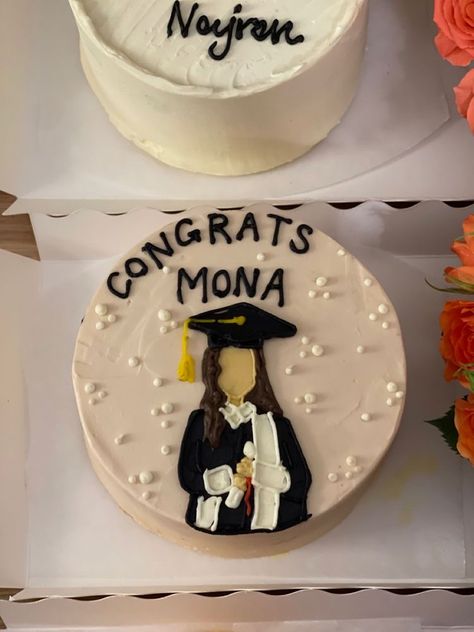 Mini Cake For Graduation, Cake For Congratulations, Korean Cake Graduation, Funny Graduation Cakes, Cute Graduation Cakes, Photo Birthday Cake, Simple Graduation Cakes, Cake Congratulations, Cakes Cute