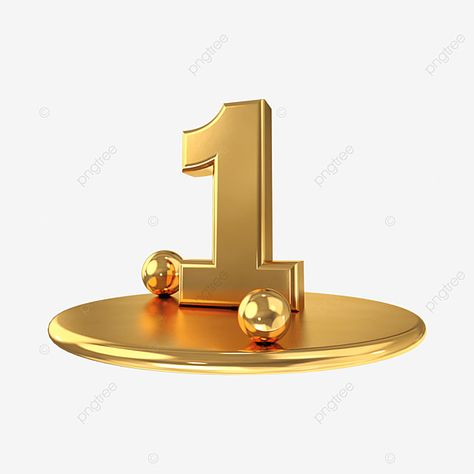 1 Design Number, Number One Logo, Number 1 Design, Photoshop Graphic Design, Facebook And Instagram Logo, Camera Logos Design, Gold Png, Golden Number, One Number