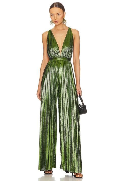 Green Wedding Jumpsuit, Green Jumpsuit Outfit, Disco Look, Only Jumpsuit, Bridesmaids Jumpsuits, Jumpsuit For Wedding Guest, Formal Jumpsuit, Party Frocks, Colorful Jumpsuit