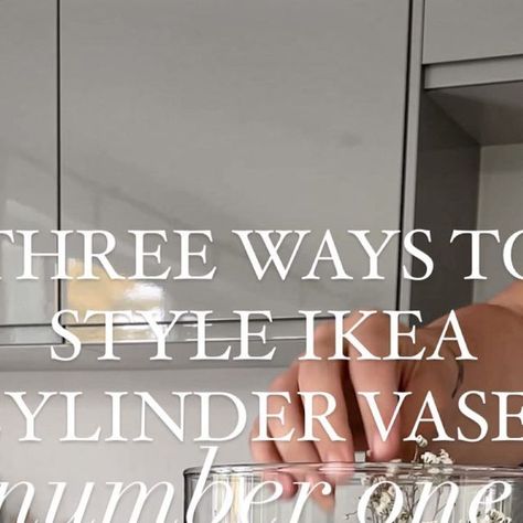 JADE WALLER on Instagram: "These @ikeauk cylinder vases are so versatile and at £12 🏷️ a huge BARGAIN! Over this week I’m going to show you 3 ways you can use them around your home! Can’t wait to show you the next one it’s 😍 For this I used gypsophila but any flowers could be used! Ensure candle is away from flowers at all times. Do not leave unattended. . . . Home decor | IKEA hacks | home styling | shopping haul | affordable home | interior | decor . . #ikea #ikeahack #diyhomedecor #homesty Taper Candle In Cylinder Vase, Candle Stick In Cylinder Vase, Ikea Cylinder Vase Candle, Ikea Konstfull Vase, Short Glass Cylinder Vase, Home Decor Ikea, Cylinder Vase Ideas, Shopping Haul, Decor Ikea