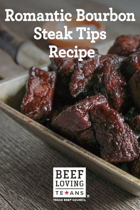 Romantic Bourbon Steak Tips Recipe Steak Tips Recipe, Bourbon Steak, Beef Tip Recipes, Beef Steak Recipes, Steak Tips, Beef Tips, Smoked Food Recipes, Beef Recipes Easy, Entree Recipes