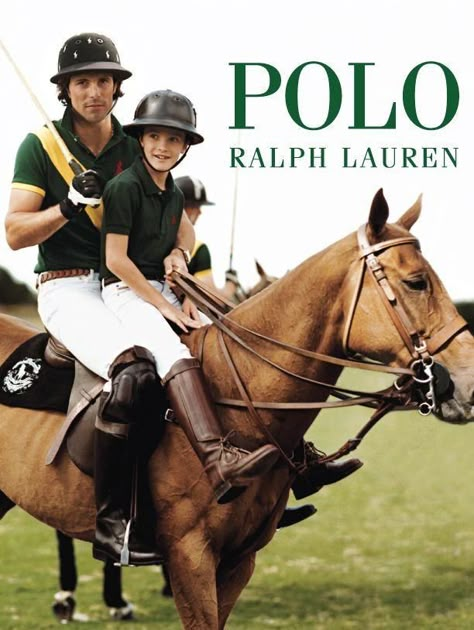 Pictured on horseback in his polo gear, Nacho Figueras fronts a 2015 Father's Day outing for Polo Ralph Lauren. Ralph Lauren Campaign, Ralph Lauren Ad, Ralph Lauren Ads, Nacho Figueras, Ralph Lauren Aesthetic, Money Poster, Polo Horse, Super Rich Kids, Horse Aesthetic