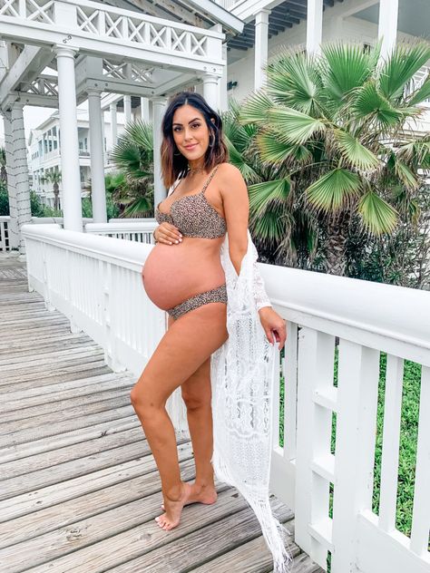 #bathingsuit #swimsuit #summerstyle #summerfashion #bump #maternitystyle #maternityfashion #leopardbikini #bikini #momtobe Swimsuit For Pregnant Women, Maternity Swimwear Two Piece, Maternity Swimsuit Two Piece, Pregnant Swimming Outfit, Pregnant Swim, Pragnent Women, Pregnant Bathing Suit, Maternity Vacation Outfits, Pregnant Beach Outfit