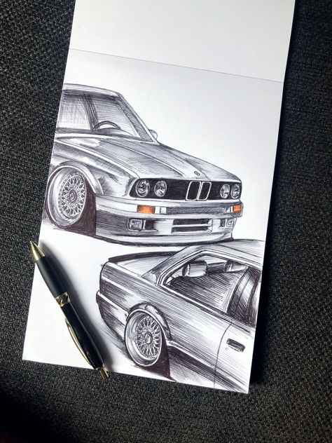 Luxury Car Interior Design, Car Drawing Pencil, Rolls Royce Car, Royce Car, Bmw Art, Gcse Art Sketchbook, Cars Design, Cool Car Drawings, Luxury Car Interior