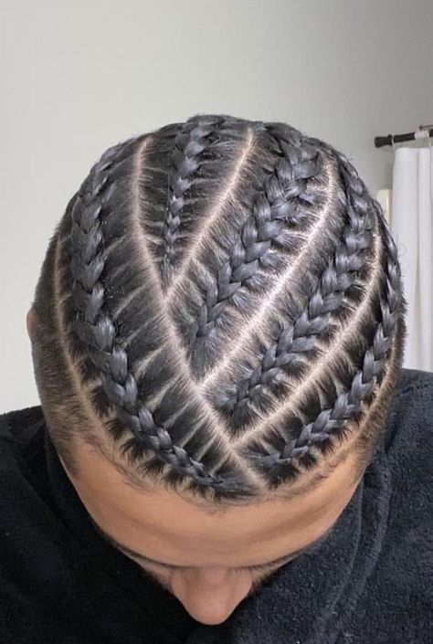 Mohawk Braid Styles For Men, Men’s Hair Braids, White Guy Braids Men Hairstyles, White Boy With Braids, Boys Haircuts Curly Hair, Cornrow Braids Men, Mens Twists Hairstyles, Braids For Men, Hair Braid Patterns