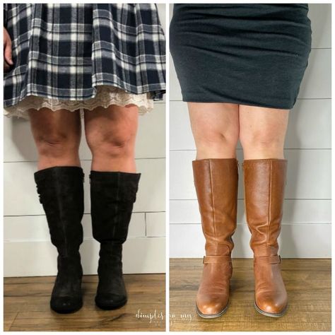 best boots for wide calves, plus size wide calf boots, boot mistakes wide calf girls make, plus size knee high boots Plus Size Knee High Boots, Boots For Wide Calves, Muscular Calves, Plus Size Boots, Best Boots, High Hair, Old Boots, Full Figure Fashion, Wide Calf Boots