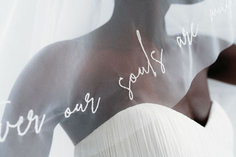 Veil Writing, Embroidered Wedding Veil, Wona Concept, Bride Entry, Digital Dress, Dress Train, Wedding Dress Shop, Wedding Accessory, Embroidered Wedding