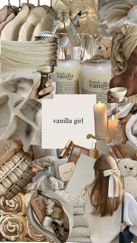 Vanilla girl vibes aesthetic mood board Vanilla Girl Wallpaper, Simplistic Wallpaper, Aesthetic Era, Sweet November, Cute Fall Wallpaper, Cream Aesthetic, Vanilla Girl, Cute Simple Wallpapers, Dreamy Room