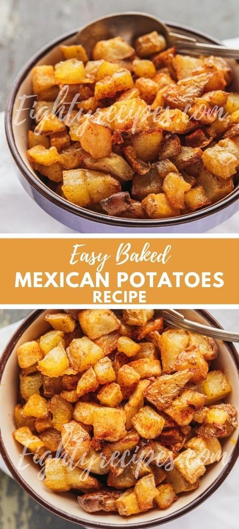 Potato Delight, Mexican Potatoes, Swiss Cuisine, Taco Side Dishes, Mexican Side Dishes, Mexican Dinner, Mexican Food Recipes Easy, Potato Side Dishes, Potatoes Recipe