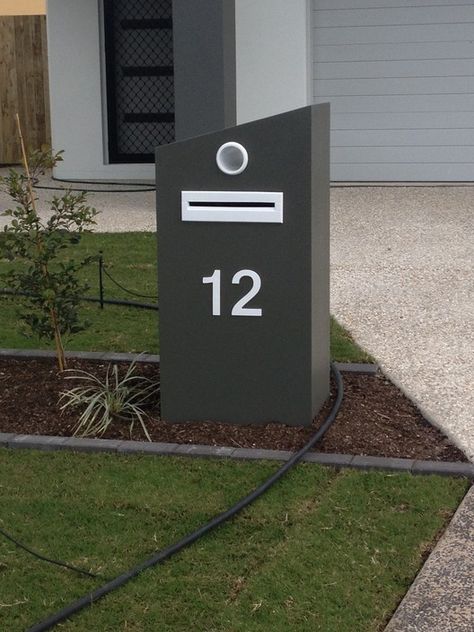 Mailbox Solutions in Loganholme, Brisbane, QLD, Landscaping - TrueLocal Mailbox Ideas Australia, Letterboxes Ideas, Letterbox Ideas Modern, Letterbox Ideas Australia, Letter Box Ideas, Modern Mailbox Post, Letterbox Ideas, Modern Mailbox Design, Letter Box Design