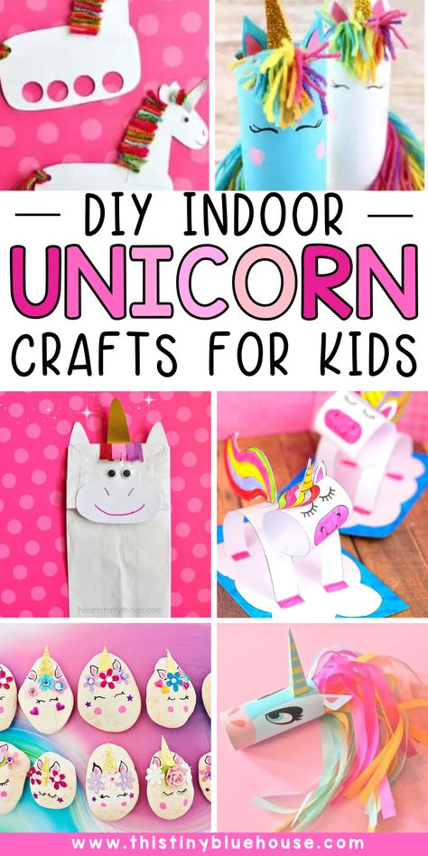 🦄✨ Add a sprinkle of magic to craft time with these adorable unicorn crafts for kids! 🌈💖 Perfect for rainy days, birthday parties, or just for fun—these easy and colorful DIY ideas will spark creativity and imagination. 🎨🧵 From paper crafts to glittery projects, there's something for every little unicorn lover! 🥰🦄 #UnicornCrafts #DIYForKids #KidsCraftIdeas Unicorn Crafts For Preschoolers, Diy Unicorn Crafts, Crafts For Kids At Home, Unicorn Crafts For Kids, Unicorn Egg, Diy Toilet Paper, Tube Art, Unicorn Craft, Toilet Paper Tube