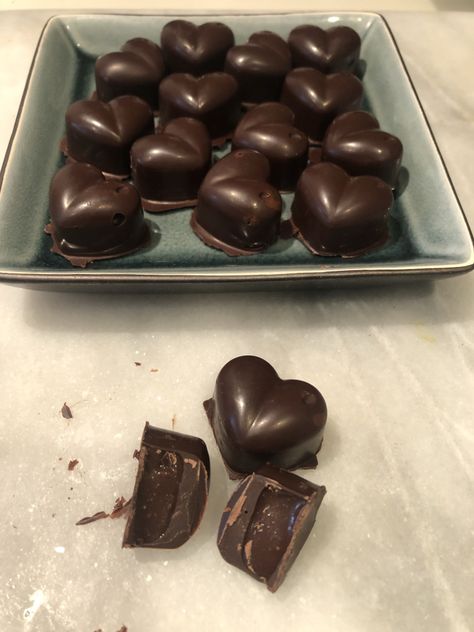 Homemade Lindor style truffle filled chocolates – dairy-free – Lucy's Friendly Foods Lindt Truffles Recipe, Lindor Chocolate Recipe, Homemade Chocolate Candy, Filled Chocolates, Looking After Yourself, Lindt Truffles, Lindor Chocolate, Feed The Soul, Homemade Chocolate Truffles