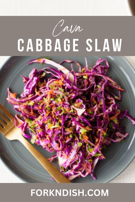 Want a tasty and easy slaw? Try this Cava Cabbage Slaw Recipe. Cava Cabbage Slaw is not a regular side dish. Red Cabbage Slaw Recipes, Red Cabbage Coleslaw, Cabbage Slaw Recipes, Fennel Slaw, Pickled Red Cabbage, Easy Coleslaw, Coleslaw Recipe Easy, Red Cabbage Slaw, Homemade Coleslaw