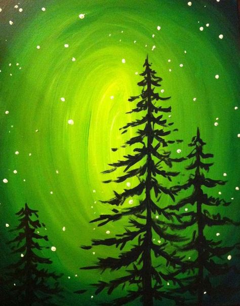 30 Easy Painting Ideas for Beginners, Simple Canvas Painting Ideas for – artworkcanvas Painting Library, Winter Art Projects, 4th Grade Art, Paint Nite, Art Lesson Ideas, Simple Acrylic Paintings, Paint Night, School Art Projects, Middle School Art