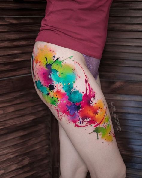 Tattoo Colour, Liberty Tattoo, Kitten Tattoo, Tattoos Henna, Brain Tattoo, Pride Tattoo, Punk Tattoo, Optical Illusion Tattoo, Rainbow Tattoos