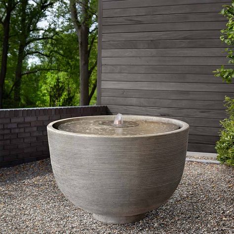 Campania International, Bird Bath Fountain, Fountain Design, Pond Fountains, Stone Fountains, 55 Gallon, Stone Bowl, Outdoor Fountain, Fountains Outdoor