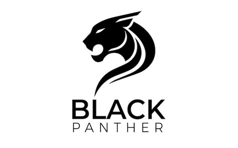 Black Panther Logo Design, Panther Logo Design, Interior Design Vision Board, Black Panther Logo, Panther Logo, Logo Sign, Iconic Photos, Vector Photo, Black Panther