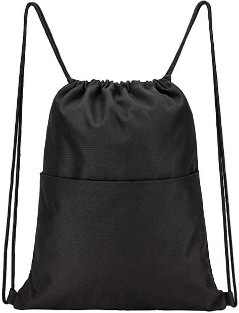 Amazon.com: Vorspack Drawstring Backpack Water Resistant String Bag Sports Sackpack Gym Sack with Side Pocket for Men Women - Black : Clothing, Shoes & Jewelry Gym Sack, Foldable Backpack, Clear Backpack, Oil Bag, Gym Backpack, Workout Bags, Swimming Bag, White Handbag, String Bag