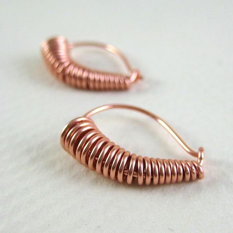 Copper Horn Earrings by BrooklynSoul Jewelry, via Flickr Jewelry Booth, Jewel Earrings, Copper Bracelets, Horn Earrings, Jewelry Styles, Wire Jewelry Designs, Jeweled Earrings, Buy Earrings, Jewelry Accessories Ideas