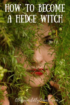 Learn how to become a hedge witch in 6 steps. Hedgewitch Aesthetics, Landscaping Hedges, Witch Types, Hedge Witchery, Flower Hedge, Wicca For Beginners, Tattoo Plant, Witch Herbs, Cottage Witch