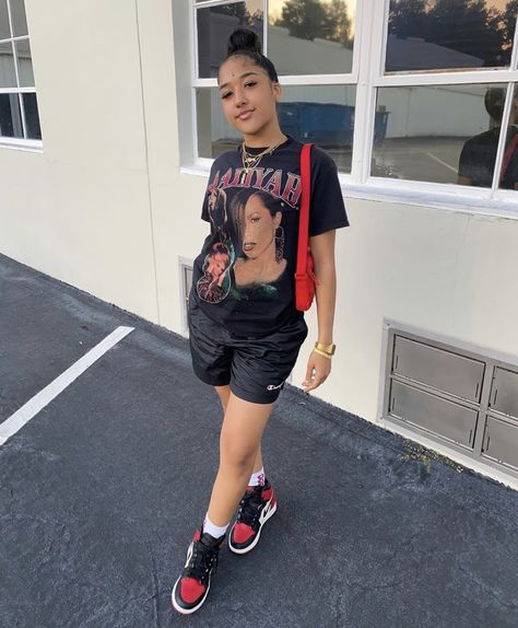 Outfits With Jordans, Jordan Outfits, Swag Outfits For Girls, Tomboy Outfits, Tomboy Style Outfits, Foto Poses, Looks Street Style, Estilo Hip Hop