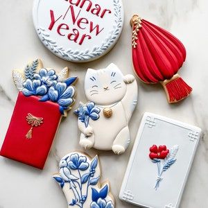 Lunar New Year Gifts Ideas, Lunar New Year Color Palette, Lunar New Year Decorations, Lunar New Year Cookies, Lunar New Year Cake, Lunar New Year Outfit, Lunar New Year Decoration, Hampers Idea, Lunar Festival