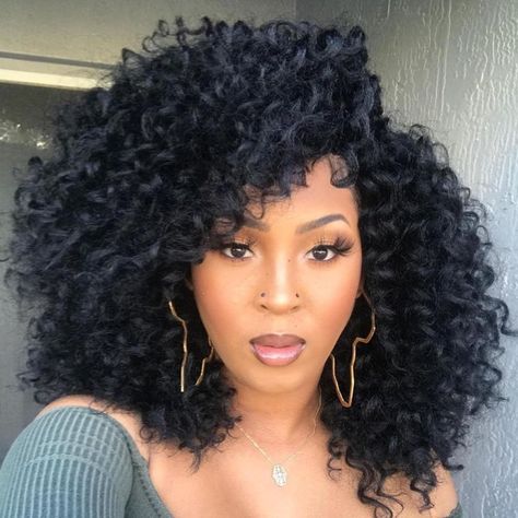 Bohemian Crochet Braids, Deep Wave Crochet Hair, Ocean Wave Crochet, Curly Crochet Hair, Ocean Wave Crochet Hair, Curly Afro Wig, Wave Crochet, Dark Curly Hair, Bohemian Crochet