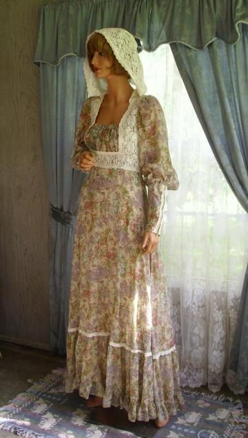 Gunne Sax Skirt, 70s Prairie Dress, Vintage Academia, Prairie Dresses, Academia Outfits, 70s Inspired Fashion, Gunne Sax Dress, Period Dress, Gunne Sax