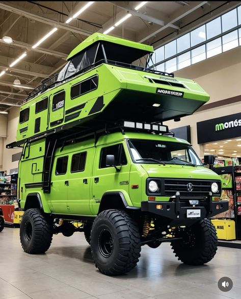 Camper Van For 4, Jeep Wrangler Pickup Truck, Camper Interior Design, Concept Vehicles Sci Fi, Travel Trailer Camping, Bug Out Vehicle, Build A Camper Van, Expedition Truck, Dream Cars Jeep