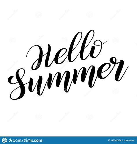 Summer In Cursive, Lettering Composition, Calligraphy Fonts Alphabet, Brush Pen Lettering, Sun Illustration, Hand Drawn Lettering, Calligraphy Handwriting, In Cursive, Cursive Writing