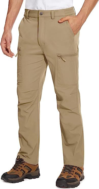 90% Nylon, 10% Spandex Zipper closure Machine Wash Material: 90% Nylon and 10% Spandex Material, Lightweight, Ripstop, Scratch-Resistant and Wear-Resisting Quick Dry: This Hiking Pants Features with Stretch Quick Dry Fabrics, Wicking Moisture and Keep You Cool and Dry Elastic Waist: Side Elastic Waistband and Comes with a Belt Loop, Allow a Comfortable and Fit #menswear #menspants #mensoutfit Best Work Pants, Tactical Cargo Pants, Mens Work Pants, Classic Pants, Stylish Pants, Outdoor Pants, Pocket Light, Golf Pants, Ripstop Fabric