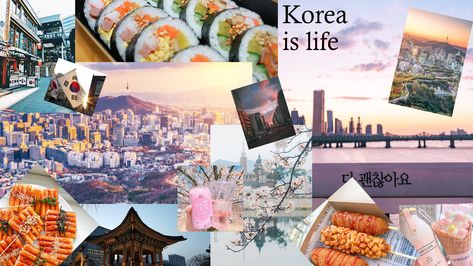 For those who LOVE LOVE Korea, I made a desktop wallpaper all about Korea Feel free to use this wallpaper! #wallpaper #korea #southkorea #gimbap #hotdog #tteokbokki #korean #koreanfood #koreanlife #travel #travelwallpaper #wallpapers #koreanlandscape #koreansights #sights #sightseeing #free #freewallpaper #use #follow #newpinterest #newpin #pin #aesthetic #aestheticpics #butterfly #laptopwallpaper #laptop #phone #background #koreanbackground Cute Wallpapers Aesthetic Korean Laptop, South Korea Seoul Aesthetic Wallpaper Laptop, Seoul Korea Aesthetic Wallpaper Laptop, South Korea Wallpaper Desktop, South Korea Moodboard, Korea Aesthetic Wallpaper Laptop, Korea Pc Wallpaper, Aesthetic Korean Wallpaper Laptop, Korea Laptop Wallpaper