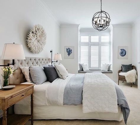 Hamptons Bedrooms, Hamptons Style Bedrooms, Hamptons Bedroom, Styl Hampton, Hamptons Decor, Coastal Grandmother, Coastal Bedrooms, Coastal Bedroom, Hamptons House